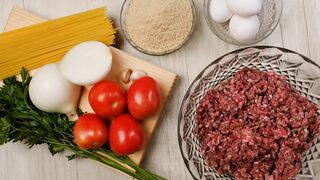 Ingredients for preparing meat balls