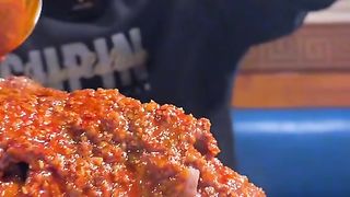 Head goat mukbang