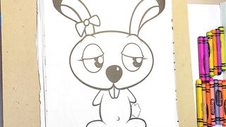 Coloring bunny for fun