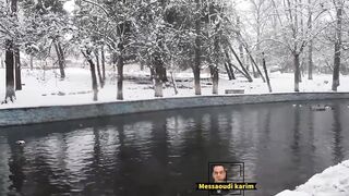 Wonderful snowy weather in Morocco