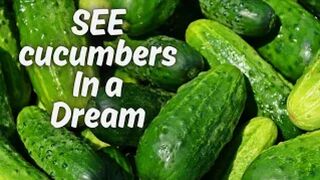 What does it mean Seeing cucumbers for a Merry Man in a Dream?
