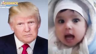 Trump & the little girl comedy