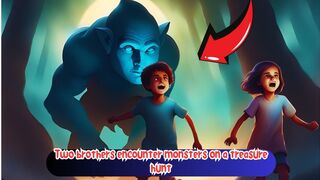 Two brothers encounter monsters on a treasure hunt