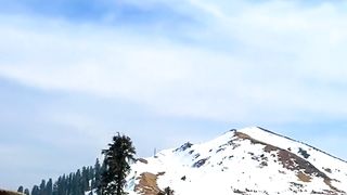 Snowfall on Kashmir Mountain Top