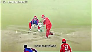 Haider Ali great batting in last over