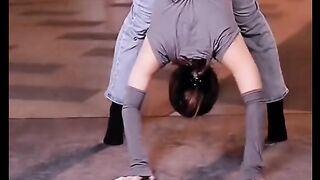 Girl fitness amazing talent