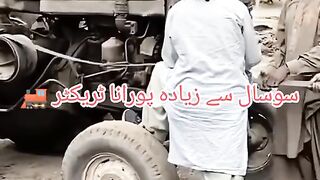 Start the old tractor ????