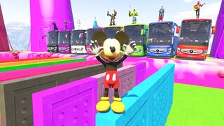 Color Big Bus Fun Gameplay with Songs