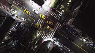 Rooftop Flight Night Drone