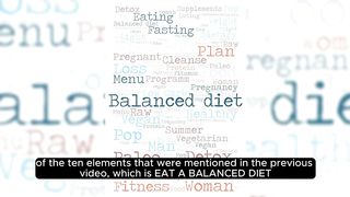 EAT A BALANCED DIET