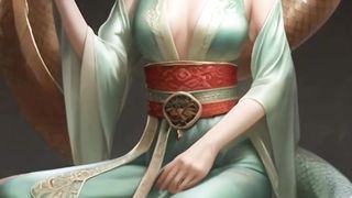 there lived a beautiful maiden named Hong Shi. Sh