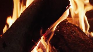 The fire