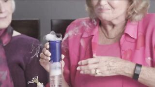 Grandmas Smoking Weed for the First Time )))