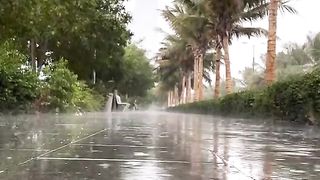 The sound of rain is comforting