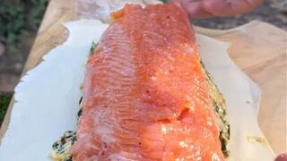 Salmon Wellington in nature
