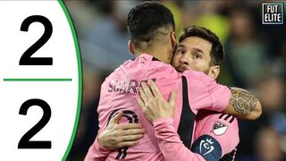 Nashville vs Inter Miami (2-2) HIGHLIGHTS: Messi & Suarez GOALS From 2-0 to 2-2