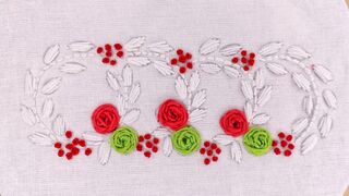 Hand Embroidery Borderline Design | Border Embroidery Tutorial