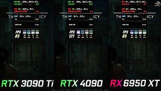 RTX 3090 Ti vs RTX 4090 vs RX 6950 XT Test in 8 Games //4K // Benchmark