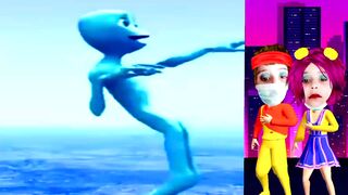Wrong Colour DAME TU COSITA and PATILA Alien Green El Chombo Dance CHALLENGE Yesil Uzayli