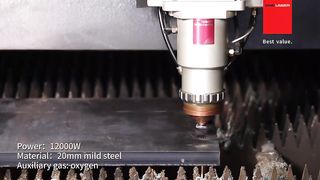 12kw cutting 20mm mild steel - DNE D Soar Fiber Laser Cutting Machine