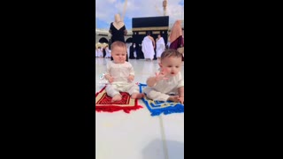 Cute babies in kaba#