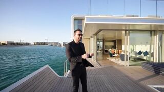 Touring a $4,700,000 Floating House with an UNDERWATER BEDROOM!