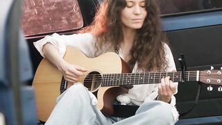 Girl relax music