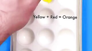 We create different colors from the three main ones and white