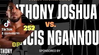 Anthony Joshua vs Francis Ngannu