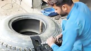 Repairing tyres