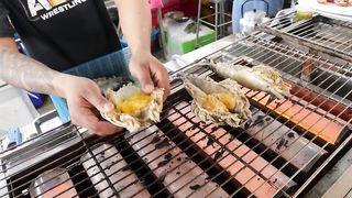 즉석에서 굽는 맛이 일품 ! 징거미 새우 부터 오징어 까지 ! 방콕의 수산물 시장 | SeaFood Market, Freshly Grilled Sea Food |