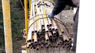 External steel pipe frame removal process