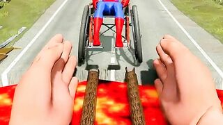 Funny & Lego Cars vs Hand Clapping Mod ???? in BeamNG drive