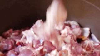 Ranchi Famous Asli Khasi Handi Mutton Making Rs 240-- Only #ranchifood #shorts
