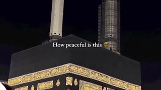 Soothe Your Souls With The Mesmerizing view of Kaba Sharif ! ????