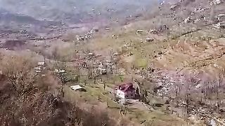 Beautiful view village sangla