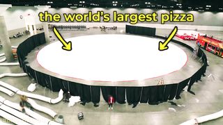 I Made The World's Largest Pizza