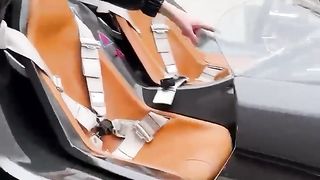 You know a car is built for racing when it comes with its own lap timer! ⏱️????