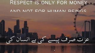 Respect is only of money ????