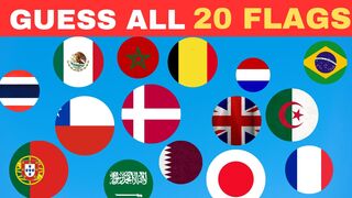 Guess and learn 20 flags! FLAG QUIZ