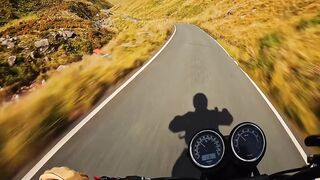 Some beautiful roads on a motorcycle