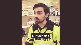 Getting banned from the mall in 3 seconds