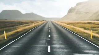 فيديو طريق خاوية✨بدون صوت✨فيديو للتصميم بدون حقوق