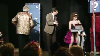 MR bean dance  in a party