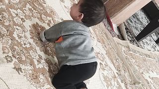 My boy in home