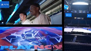 PS5 on the NBA All-Star LED Court
