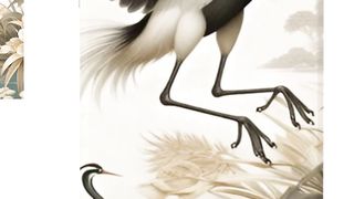 Vintage Cranes Crane Birds Wallpaper