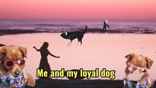Me and my loyal dog