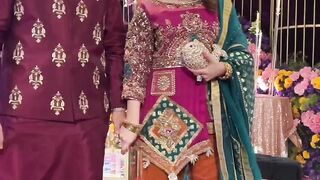 Beautiful couple dressed in their wedding