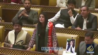 If justice cannot be done, oppression should also be equalized, PTI woman shook the assembly